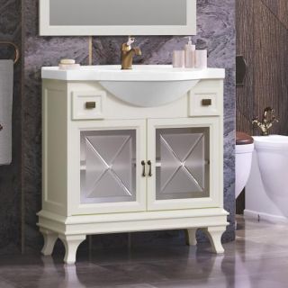 Тумба Борджи 85, цвет 1013 (раковина Сенеж 87)