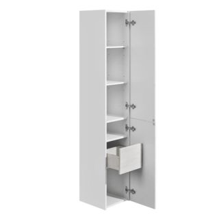 Шкаф-колонна Акватон Сакура правый ольха наварра/белый 1A219903SKW8R