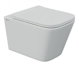 Подвесной унитаз Berges Floe S Rimless 082134 сиденье дюропласт Floe S Slim SO белый