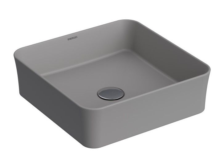Раковина Berges EGO SL 181060 38см серый матовый