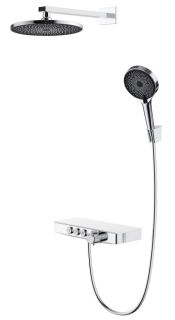 Душевой комплект Berges Morans 075003 с термостатом и изливом хром