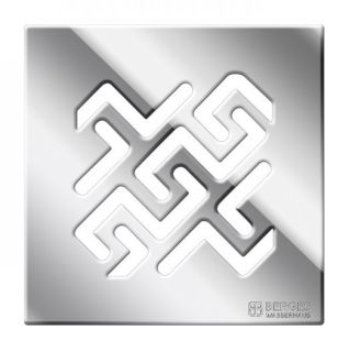 Душевой трап Berges Zentrum Antik 091464 10см хром глянец