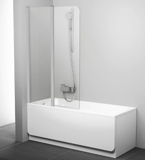 Шторка на ванну Ravak Chrome CVS2-100 L 7QLA0U00Z1 Transparent профиль сатин левый