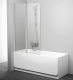 Шторка на ванну Ravak Chrome CVS2-100 L 7QLA0U00Z1 Transparent профиль сатин левый