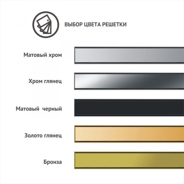 Душевой лоток Berges В1 Keramik Black 095119 80см чёрный матовый