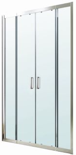 Душевая дверь Berges Porta 140-160см хром 063102