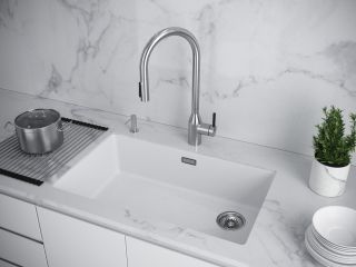 Мойка кухонная Paulmark Lumi LU74-WH белый