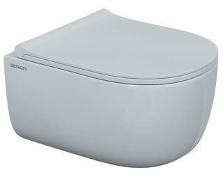 Подвесной унитаз Berges EGO Rimless белый 082111 сиденье Toma Slim SO микролифт быстросъёмное