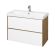 Тумба под раковину Акватон Сканди 90см белый/дуб рустикальный 1A251901SDZ90