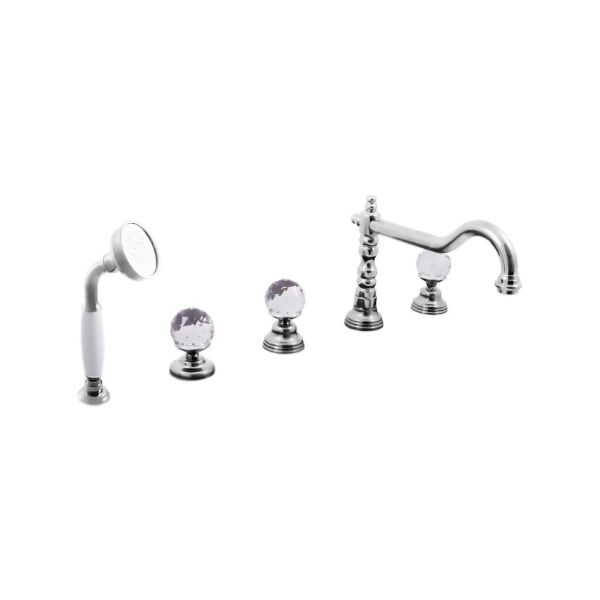 Смеситель на борт ванны Rav Slezak Brilliance 164.5P Хром