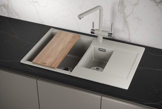 Мойка кухонная Granula 7808, БАЗАЛЬТ