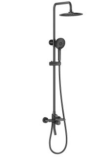 Душевая стойка Wonzon & Woghand Click WW-N3S962-BGG тёмный графит