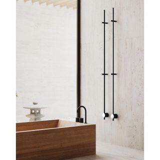 Электрический полотенцесушитель Broner Bruno BV.007.170.0000.SS 170 см с кнопкой сатин шёлк