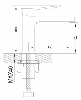 Смеситель для раковины Shevanik S6901C белый