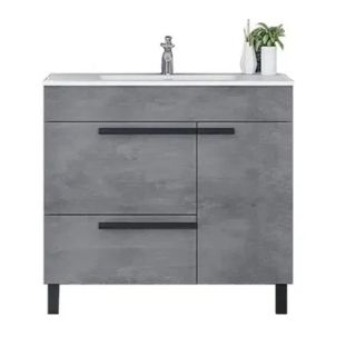 Напольная тумба с раковиной Parly Spa Gill70 цементно-серый