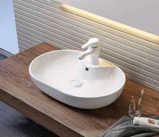 Раковина-чаша CeramaLux 9175 белая 66 см