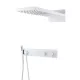 Душевой комплект Boheme Zodiac 133-MW с термостатом белый матовый