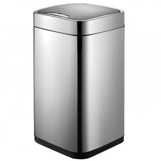 Ведро для мусора WeltWasser WW Rone MT 12L сенсорное Хром матовый