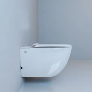 Унитаз подвесной Ceruttispa Barbaria Aria Pulse CT10591 с функцией импульсного смыва белый