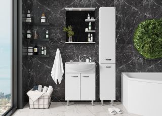 Напольная тумба под раковину Onika Коралл 106042 60см белый