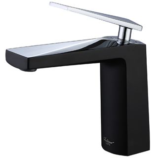 Смеситель для раковины Boheme Venturo чёрный/хром 371-B