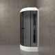 Душевая кабина Triton Грэй Щ0000067300 90x90 см профиль белый стекло тонированное