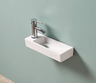 Раковина-чаша CeramaLux 9048FR белая 38 см