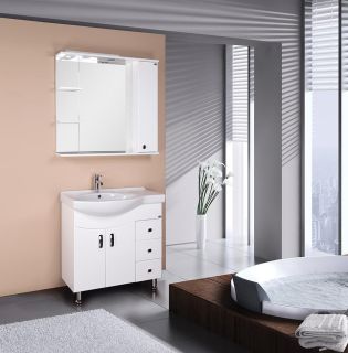 Напольная тумба под раковину Onika Эльбрус 108202 крыло справа 82см белый