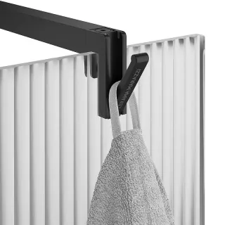 Душевая перегородка Kerama Marazzi Cristallo CT.120.WI.BLK.M 120 см стекло рифленое профиль чёрный матовый