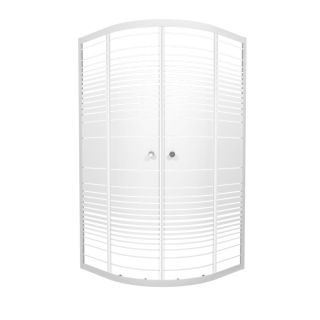 Душевой уголок Triton Стандарт Щ0000064827 100x100 см профиль белый стекло с узором