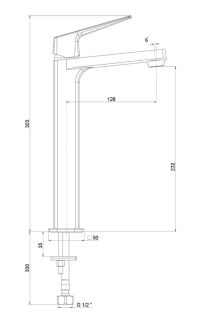 Смеситель для раковины Paini Bari RTCR205LL хром