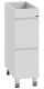 Тумба под раковину для стиральной машины СанТа Марс 700321 напольная 29см белый