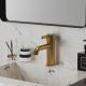 Смеситель для раковины Paini Brera 74PJ205O матовое золото