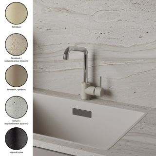 Смеситель для кухни Paini Cox 7894572CR599H1KM granite avena