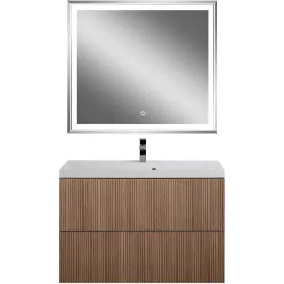 Тумба под раковину ArtMax Verona AM-Verona-Push-900-2C-SO-KV 90 см кадена вуд