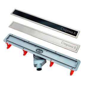 Душевой лоток Pestan Confluo Premium Black Glass Line 850