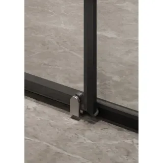 Душевая дверь в нишу Timo  T01 120 см чёрный