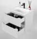 Тумба под раковину Style Line Марелла 60 Люкс Plus СС-00002404 белый матовый