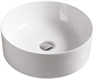 Раковина накладная SantiLine SL-1055 41см белый