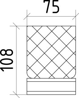 Стакан Boheme Royal Crystal бронза 10931-BR