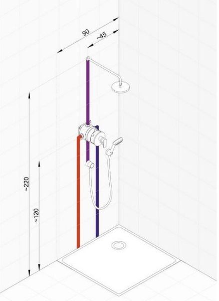 Душевой комплект Kludi Pure&Easy 7в1 376400565 хром