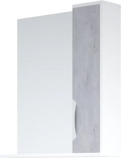 Зеркало-шкаф Corozo Чикаго 65см правый бетон SD-00000302