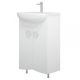 Тумба под раковину Corozo Ультра Флора 55см белый SD-00000362