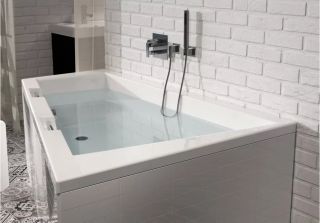 Акриловая ванна Riho Doppio B034001005 L 180x130см белый