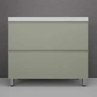 Тумба под раковину напольная Style Line Манхэттен ЛС-00002370 100 см олива