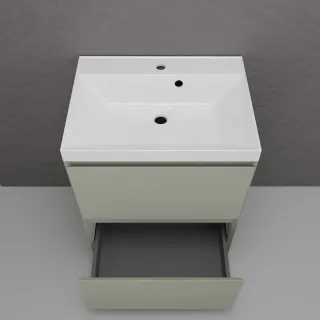 Тумба под раковину напольная Style Line Манхэттен ЛС-00002379 60 см олива