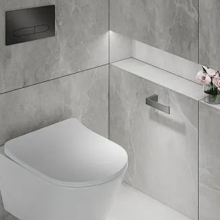 Бумагодержатель Timo Petruma 15241/18 чёрное золото