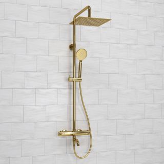 Душевой комплект WasserKRAFT A188.256.207.PG Thermo золото