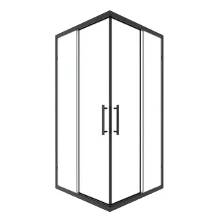 Душевой уголок Timo T40 90x90 см чёрный
