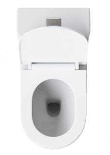 Унитаз-моноблок Laguraty Z9005A с сиденьем микролифт белый